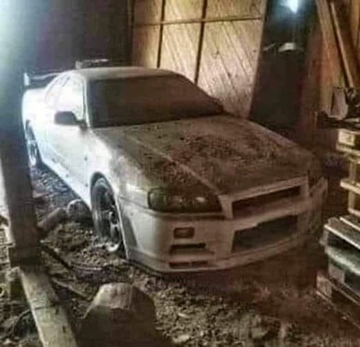 The car in the picture was a present from a father to his daughter. The father intended to put his child to the test in order to teach her a crucial life lesson.