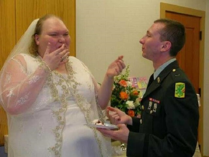 People told this husband that he married “the world’s ugliest bride.”