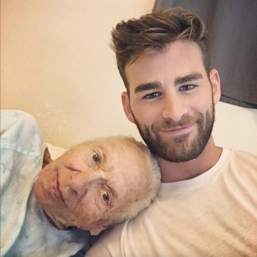 A 31-year-old man invites an elderly neighbor to live with him.