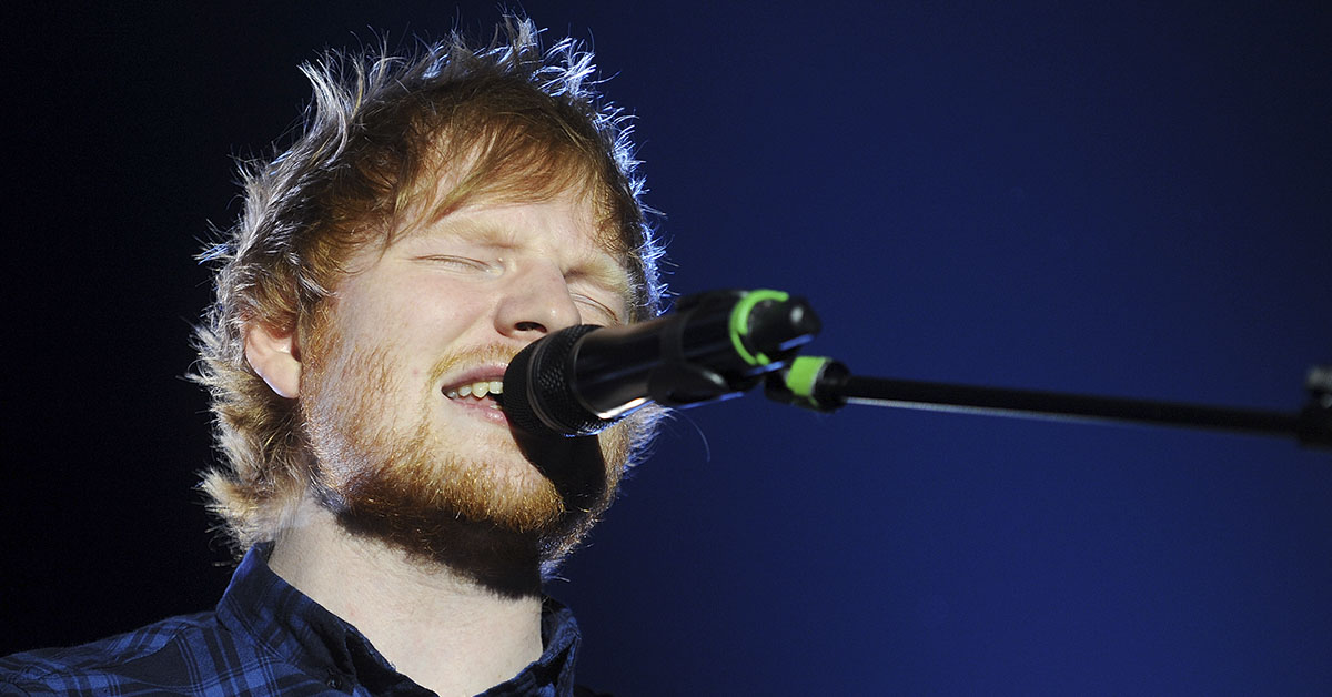 Ed Sheeran sobs as he offers an update on his wife’s condition.