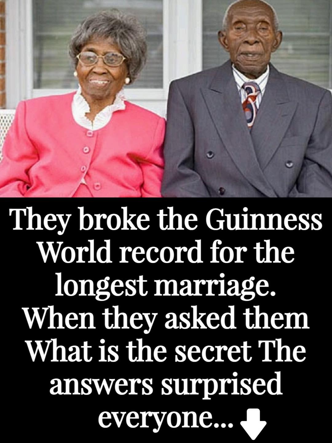 Their union set a world record, but their secret is simple. This is something that everyone should be aware of.