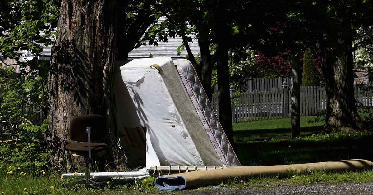 Woman Tired of Illegal Dumping Dump Trash at Address Discovered Among the Rubbish