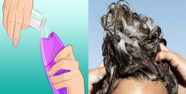 Put Salt in Your Shampoo Before Showering. This Simple Trick Solves One of the Biggest Hair Problems.