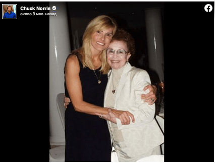 Chuck Norris commemorates his mother on her 101st birthday; she raised her three sons as a single mother when her father died.