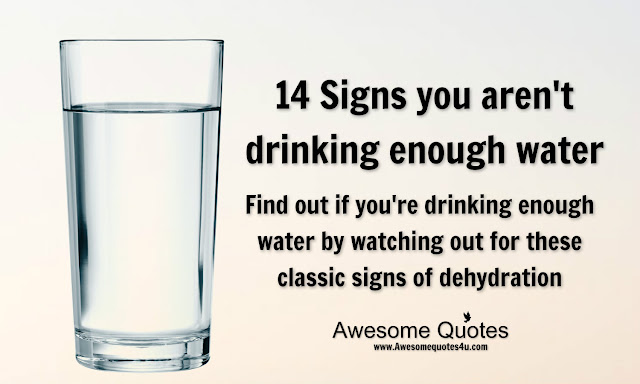 Do YOU consume enough water?