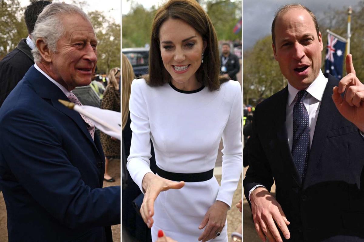 On the eve of the Coronation, Kate Middleton and Prince William dine at Buckingham Palace.