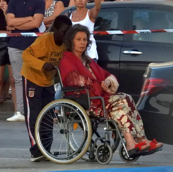 For a new movie, Sophia Loren, 84, is wheelchair-bound and feeble, and she is barely recognizable.