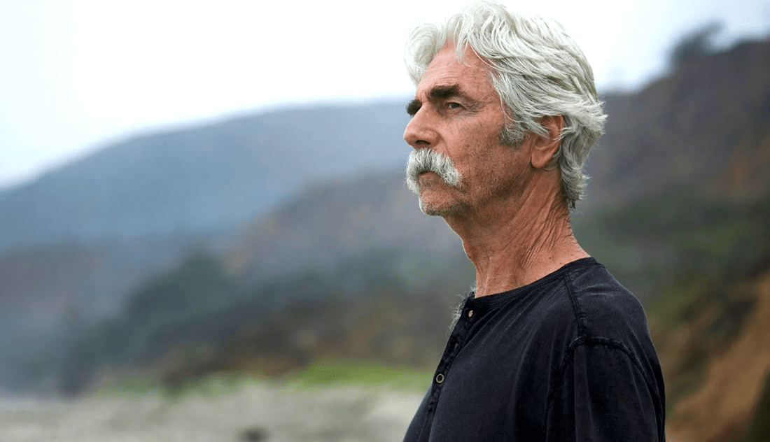 The love tale of Sam Elliott is one that you would expect to see in a Hollywood film.