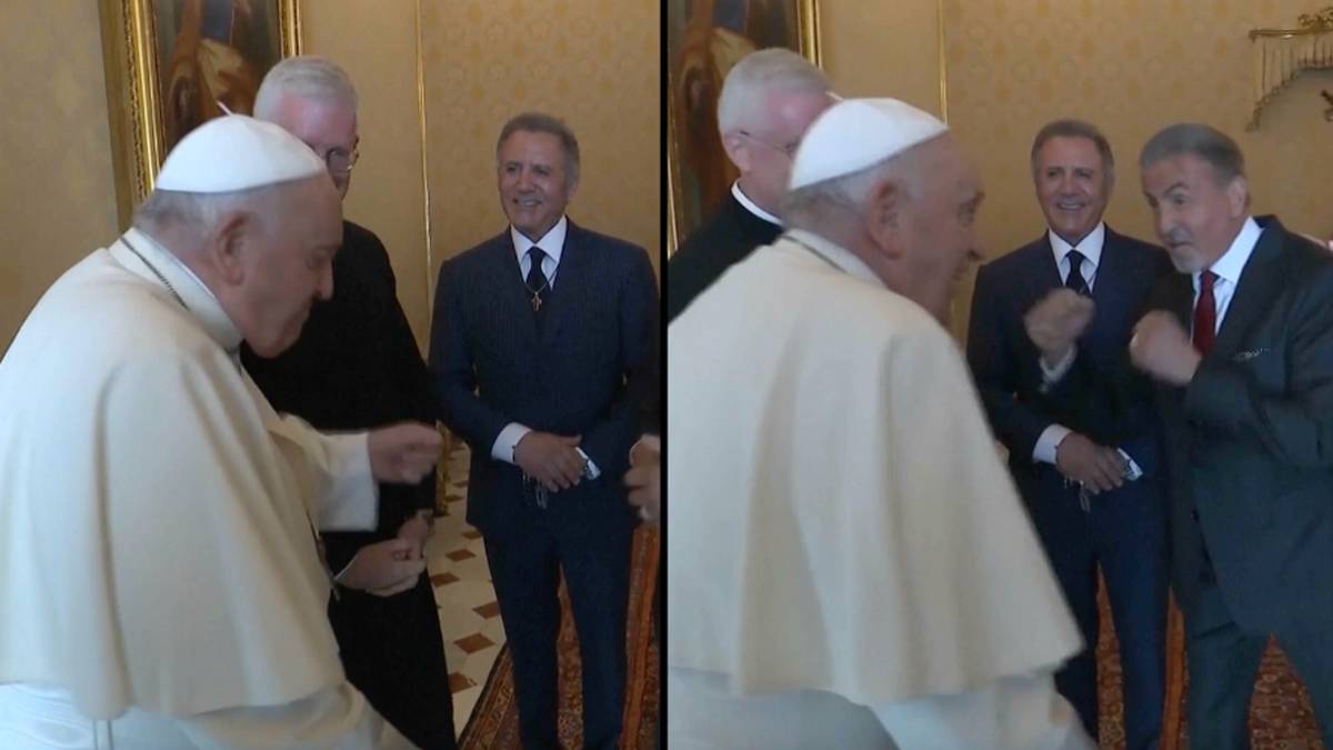 The Pope and Sylvester Stallone: A Legendary Meeting