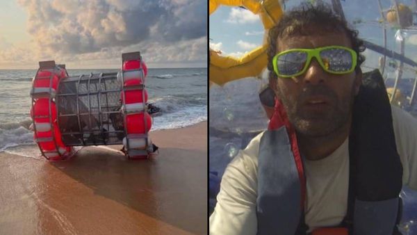 Man Arrested While Trying to Cross the Atlantic Ocean in a Hamster Wheel, Repeatedly Attempted the Feat