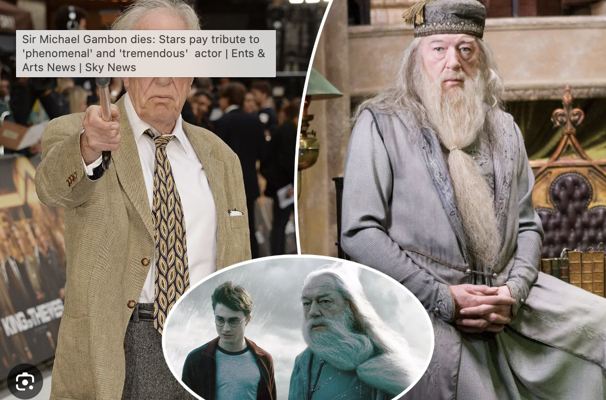 Actor Sir Michael Gambon from “Harry Potter” has away at age 82.