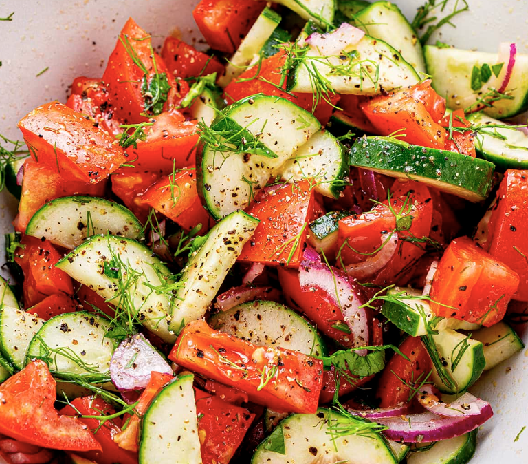 Discover the Delight of Cucumber Tomato Salad