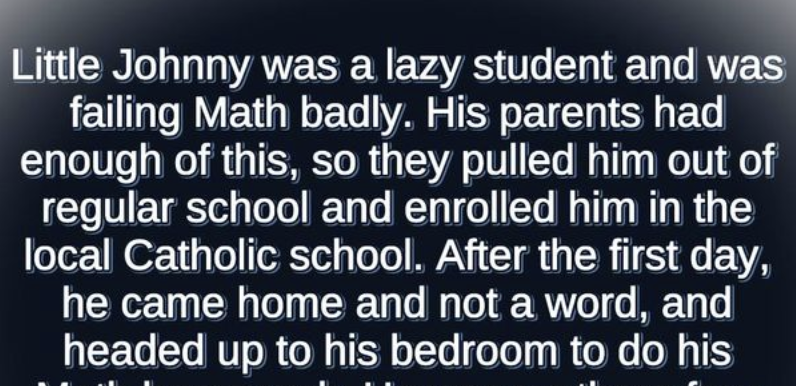 The Astonishing Transformation of Little Johnny: A Misunderstood Math Genius