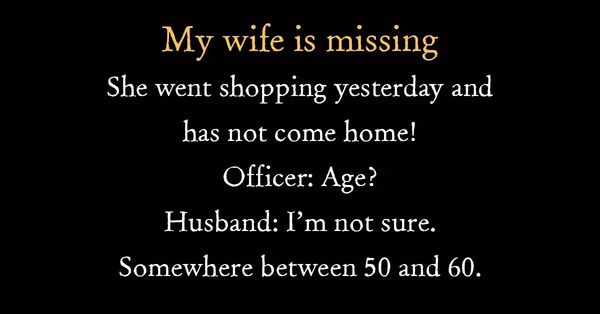 My Wife is Missing